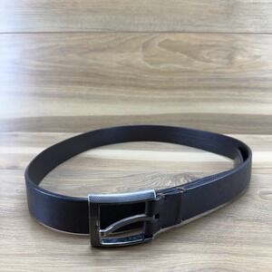 Tumi Mens Belt Size 38/95 Dark Brown Leather
